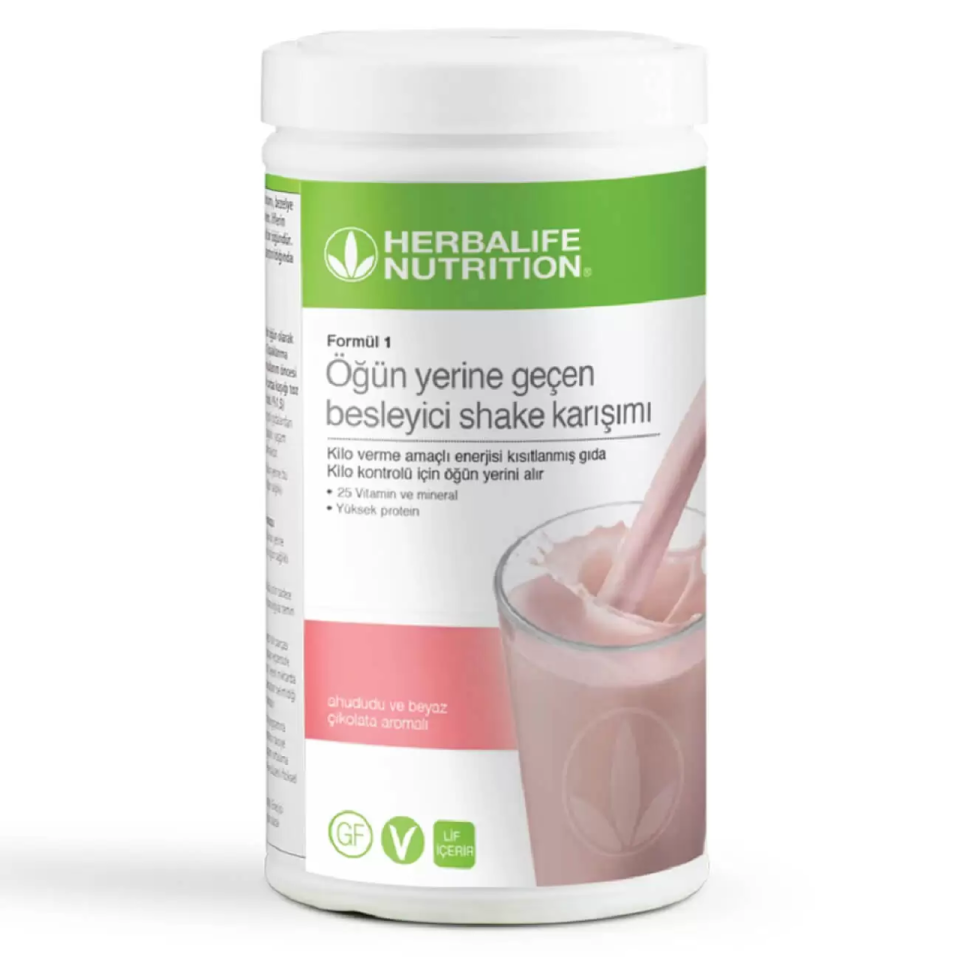 Formül 1 Ahududu ve Bayaz Çikolatalı Shake