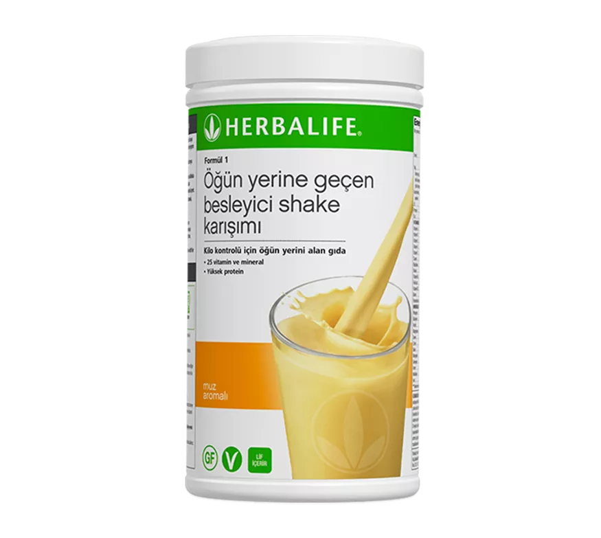 Formül 1 Muz Aromalı Shake Karışımı