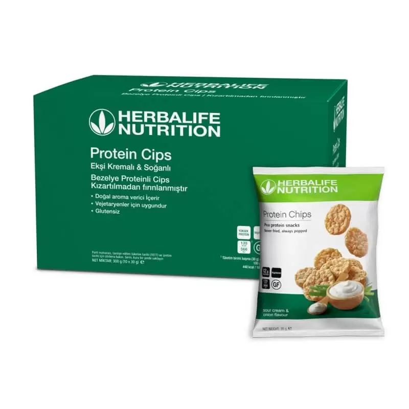 Ekşi Kremalı & Soğanlı Protein Cips 10’lu Koli