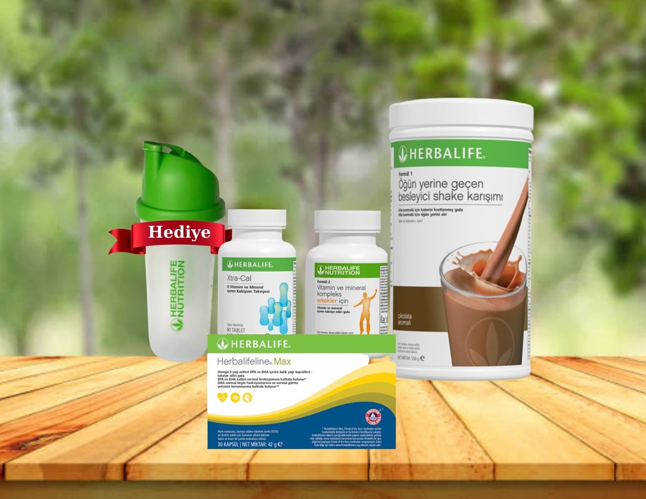 Herbalife Yukarı Kilo Kontrol Etkili Set (Erkek)
