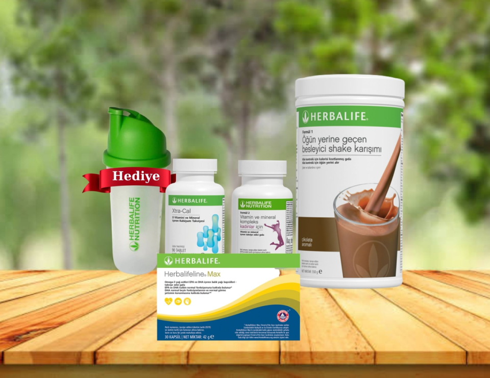 Herbalife Yukarı Kilo Kontrol Etkili Set (Kadın)